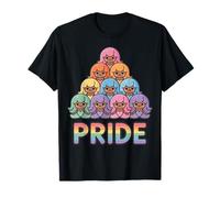 Bandera Negra de Sirena del Orgullo Gay del Arco Iris del Mes del Desfile melanina Camiseta