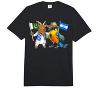 Bandera Nicaragua Pakistán Raíces nicaragüense-pakistaníes Comfort Colors Adult Heavyweight T-Shirt