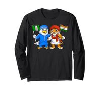 Bandera Nigeria India Raíces Nigerianas Herencia India Manga Larga