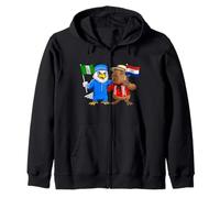 Bandera Nigeria Paraguay Raíces Nigerianas Herencia Paraguay Sudadera con Capucha
