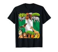 Bandera Nigeria Raíces Nigerianas Orgullo Nigeriano Herencia Camiseta