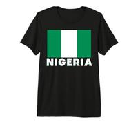Bandera nigeriana patriótica Africana Hombres, Mujeres y niños Nigeria Camiseta Premium