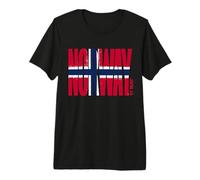 Bandera Noruega Fresca el Día Noruego Orgullo 17 Mayo Camiseta Premium