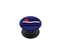 Bandera Ondulada de Cuero Orgullo Bondage Sadismo Masoquismo BDSM PopSockets PopGrip Adhesivo