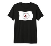 Bandera Ondulada de Lenni Lenape Nativo Americano Algonquino Camiseta Premium