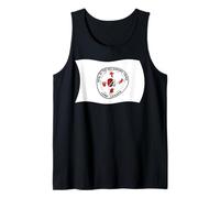 Bandera Ondulada de Lenni Lenape Nativo Americano Algonquino Camiseta sin Mangas