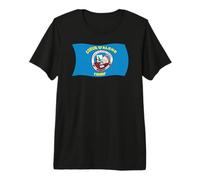 Bandera Ondulada del Coeur d'Alene Indios nativos Americanos Camiseta Premium