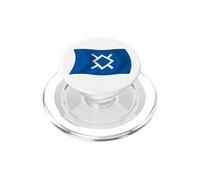 Bandera Ondulada del Norte de Cheyenne Nativo Americano pequeño Cuerno Grande PopSockets PopGrip para MagSafe
