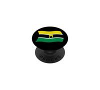 Bandera Ondulada del Pueblo Ashanti África Africana PopSockets PopGrip Adhesivo