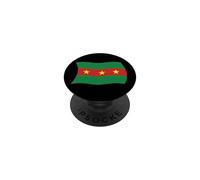 Bandera Ondulada del Pueblo Ewe Ghana Togo Benin PopSockets PopGrip Adhesivo