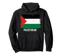 Bandera Palestina Vintage | Palestinian & Proud of my Roots Sudadera con Capucha