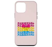 Bandera Pansexual Pan Pride LGBTQ Girl Coquette Bow Ribbon Carcasa para iPhone 12 Mini