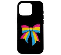 Bandera Pansexual Pride Pan LGBTQ Girl Coquette Bow Carcasa para iPhone 16 Pro