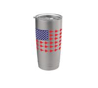 Bandera patriótica americana USA Fighter Jets Avión divertido Vaso térmico de acero inoxidable de doble pared