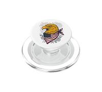 Bandera patriótica de águila Calva Americana del 4 de Julio Orgullo de Estados Unidos PopSockets PopGrip para MagSafe