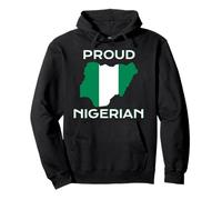 Bandera patriótica de Nigeria para Hombres, Mujeres y niños, Orgulloso nigeriano Sudadera con Capucha