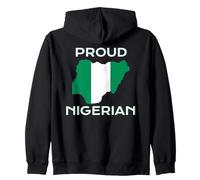 Bandera patriótica de Nigeria para Hombres, Mujeres y niños, Orgulloso nigeriano Sudadera con Capucha