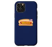 Bandera patriótica de Perro Caliente de Merica Carcasa para iPhone 11 Pro