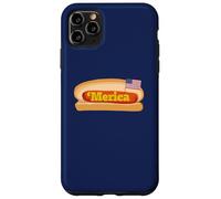 Bandera patriótica de Perro Caliente de Merica Carcasa para iPhone 11 Pro MAX