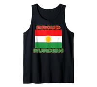 Bandera patriótica del Kurdistán para Hombres, Mujeres y niños, Orgulloso kurdo Camiseta sin Mangas