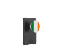 Bandera patriótica Irlandesa Tricolor Verde Blanco Naranja de Irlanda PopSockets PopWallet para MagSafe