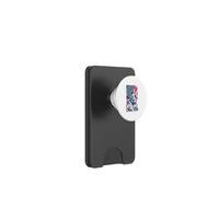 Bandera patriótica Occidental Vaquera en Caballo Estados Unidos Backprint PopSockets PopWallet para MagSafe