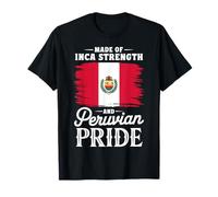 Bandera Perú Girl Peruvian Sudamérica País Camiseta