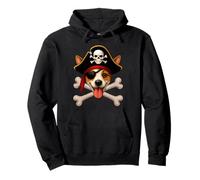 Bandera pirata Jolly Roger para perros de Halloween para niños y niñas Sudadera con Capucha