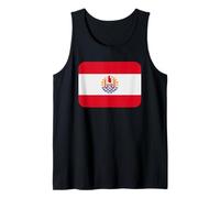 Bandera Polinesia Francesa Camiseta sin Mangas