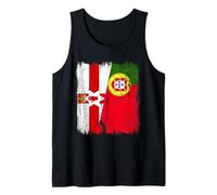 Bandera portuguesa de Irlanda del Norte Irlanda del Norte Portugal Camiseta sin Mangas
