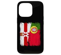 Bandera portuguesa de Irlanda del Norte Irlanda del Norte Portugal Carcasa para iPhone 13 Pro