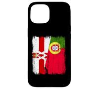 Bandera portuguesa de Irlanda del Norte Irlanda del Norte Portugal Carcasa para iPhone 15
