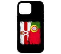 Bandera portuguesa de Irlanda del Norte Irlanda del Norte Portugal Carcasa para iPhone 16 Pro Max