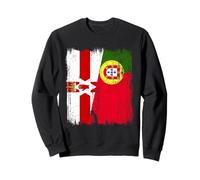 Bandera portuguesa de Irlanda del Norte Irlanda del Norte Portugal Sudadera