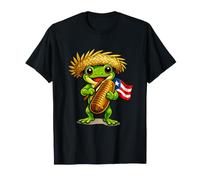 Bandera Puerto Rico Coqui Guiro Camiseta