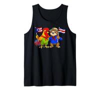 Bandera Puerto Rico Costa Rica Raíces Puertorriqueñas Camiseta sin Mangas