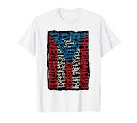 Bandera puertorriqueña puertorriqueño pueblos y ciudades retro vintage Camiseta