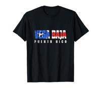 Bandera puertorriqueña Vega Baja Puerto Rico Camiseta