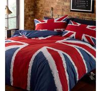 Bandera Reino Unido Conjunto de Funda Nórdica Individual GB Inglaterra Ropa Cama