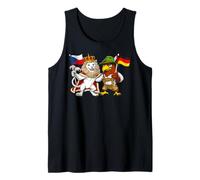 Bandera República Checa Alemania Raíces Checas Herencia Camiseta sin Mangas