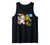 Bandera República Checa Guatemala Raíces Checas Herencia Camiseta sin Mangas