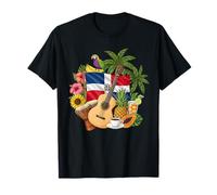 Bandera República Dominicana Cultura Tropical Taino Dominicano Camiseta