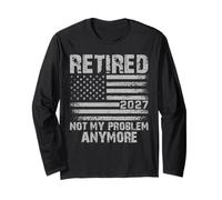 Bandera Retirada de Estados Unidos 2027 Not My Problem Anymore Manga Larga
