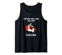 Bandera Retro de Canadá Envejecida de la Isla del Príncipe Eduardo Camiseta sin Mangas