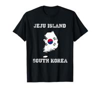 Bandera Retro de Corea del Sur de la Isla de Jeju Camiseta