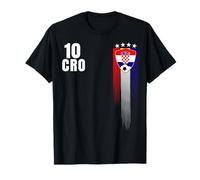 Bandera Retro de Croacia Amantes del Orgullo croata Camiseta