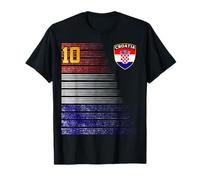 Bandera Retro de Croacia Amantes del Orgullo croata Camiseta