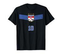Bandera Retro de Croacia Amantes del Orgullo croata Camiseta