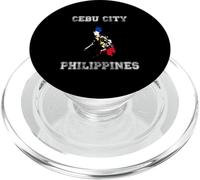 Bandera Retro de Filipinas de la Ciudad de Cebú PopSockets PopGrip para MagSafe