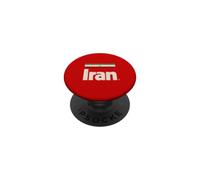 Bandera Retro de Irán Rojo iraní PopSockets PopGrip Adhesivo